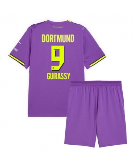 Borussia Dortmund Serhou Guirassy #9 Maglia Gara Terza Repliche 2026-27 Bambino Maniche Corte Borussia Dortmund Serhou Guirassy #9 Maglia Gara Terza Repliche 2026-27 Bambino Maniche Corte